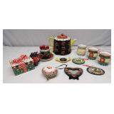 Vintage Candleholders & Dishes Lot