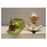 Vintage Pixie Planter & Figurine