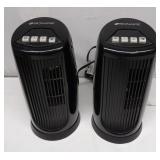 Bionaire Tower Fans set 2 12" Tall