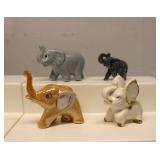 Vintage Elephant Figurines Lot