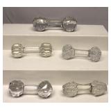 Vintage Crystal Knife Rests