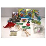 New Dinosaurs & Misc. Toy Items Lot