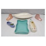 Mid Century Pottery Planters & Servers
