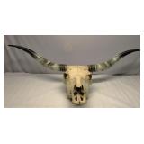 Texas Long Horn Skull and Horns 50' Wide