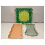 Mid Century Platters set 3