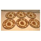 R&M Staffordshire transferware Plates