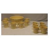 Tom & Jerry Punch Bowl & Mugs Lot
