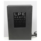portable near-vision testing chart LED lighting