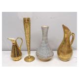 Stangl & Misc. Pottery Vases ( One has Chip Look )
