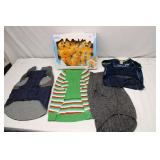 Dog Toys, Sweaters, Coats Like new condition