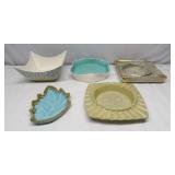 Mid Century Pottery Candy Dishes & Ashtrays