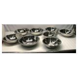 New Stainless Steel Mixing Bowls Lot
