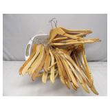 Wood Hangers Lot