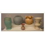 Vintage Pottery Vases Lot of 5 Vases