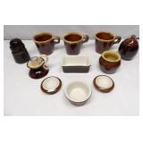 Hull * Hall & Other Stoneware Pottery Lot