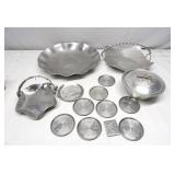 Vintage Aluminum Dishes Lot