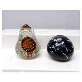 Art Glass Paperweights set 2