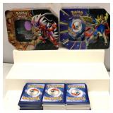 Pokï¿½mon Cards Lot w Metal Cases Lot