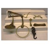 Vintage Brass Fixtures Lot
