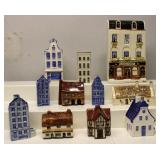 Mini. Houses S& P Shakers Ashtrays Wall Plaque