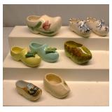 Vintage Pottery Shoes Lot