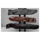 Knife Scabbards set of 3