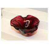 Murano art glass dish