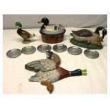 Vintage Duck Home Decor Lot