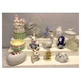 Easter Ceramic Home Decor Lot