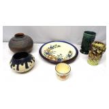 Vintage Pottery Vases Lot