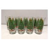 Anchor Hocking Christmas Drinking Glasses set 9