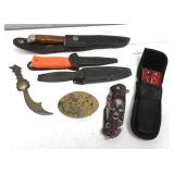 Knives & Belt Buckle