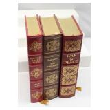 Eston Press leather-bound Edition books set 3