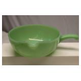 Fire King Jadeite single spout skillet bowl