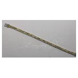 Sterling Silver 925 Citrine tennis bracelet