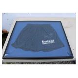 Reggie Miller Signed Game Shorts Glass is Cracked