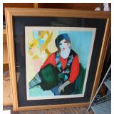 Serigraph on paper by artist Itzchak Tarkay 23x39