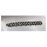 Vintage Black Siam Sterling Silver Bracelet