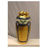 Pickard Studios Vase in the Encrusted Linear 9"T