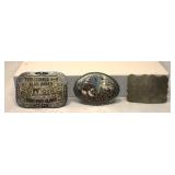 Belt Buckles Set of 3