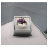 14K Gold Pink Sapphire Ring