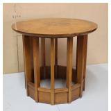 MCM Drexel End Table 21" Round 19" Tall