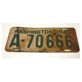 1945 Washington State License Plate