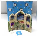 Blue Sky Clayworks Menorah candle holder