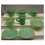 Jadeite Cups & Saucers * Coffee Mugs Assorted Lot