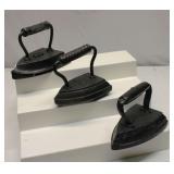 Antique Cast ( Irons ) set of 3