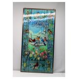 Glass Bird Window Hanging 21' x 41'