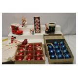 Vintage Christmas Ornaments & Home Decor Lot