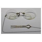 VICTORIAN ARISTOCRAT EYEGLASSES 12k GOLD FILLED