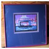 Lithograph titled "Roundtrip II" By Brett Varney